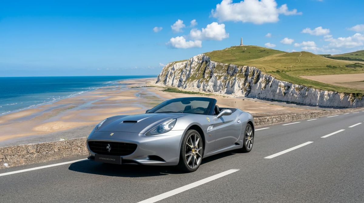 Fred & Vous Évasion propose une expérience de conduite d'exception au volant d'une Ferrari GT (coupé ou cabriolet) à travers les paysages des Hauts-de-France.